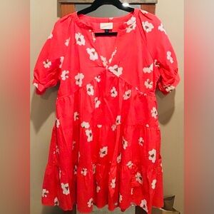 Universal Thread Coral Floral Dress